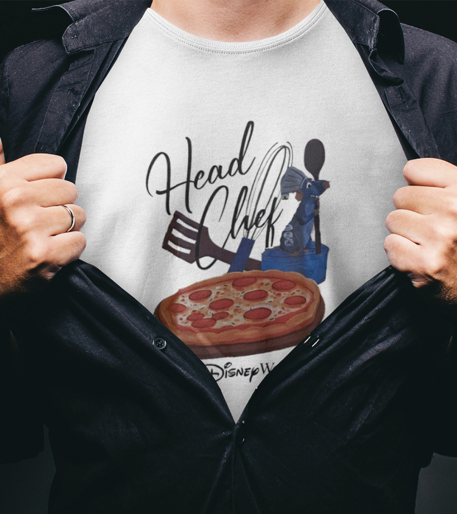 Head Chef Ratatouille Pizza Walt Disney World T-Shirt