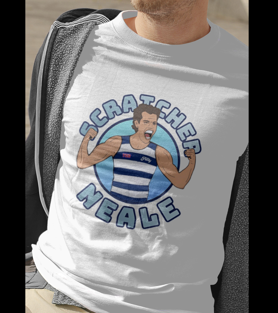 SCRATCHER NEALE AFL Brisbane Lions Lachie Neale Scream T-Shirt