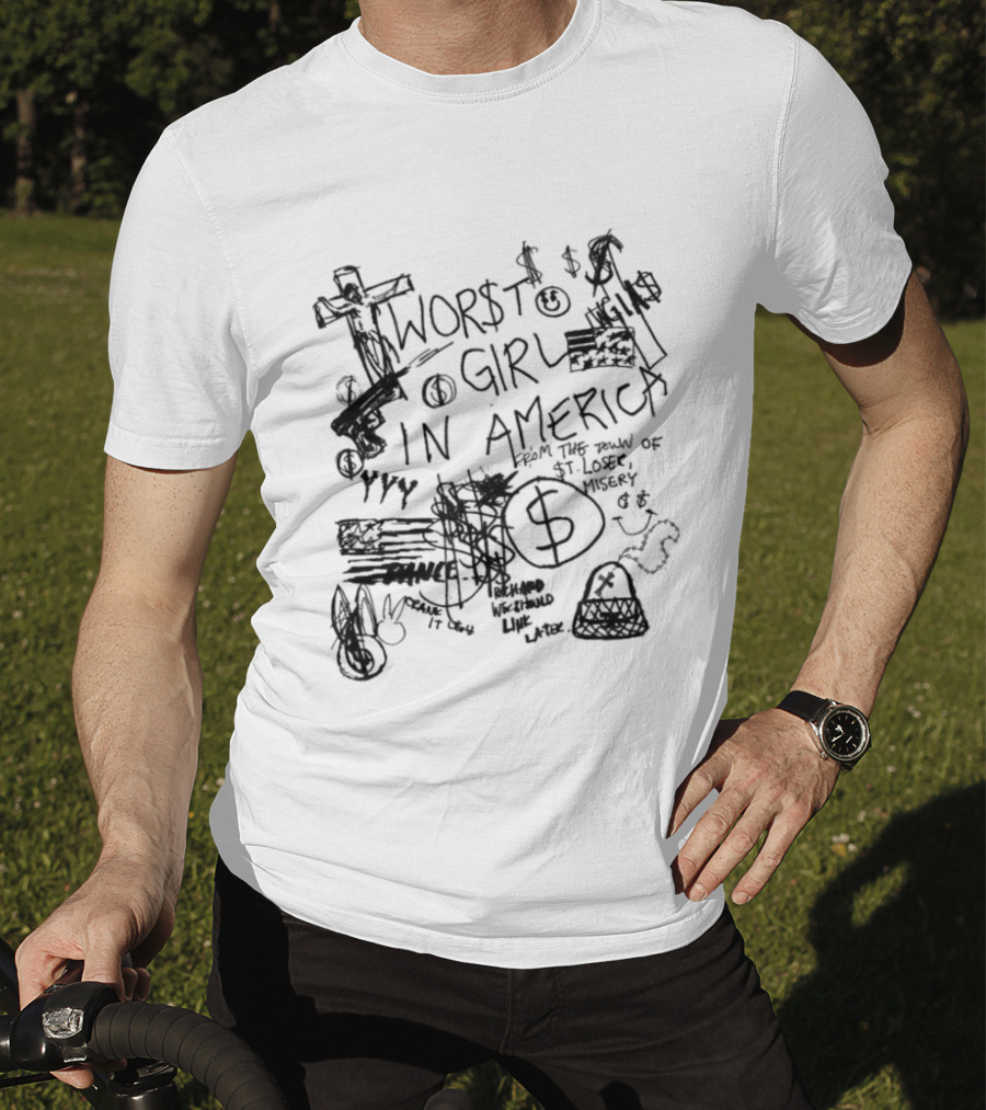 Sharpie 2026 Worst Girl In America Sketch T-Shirt