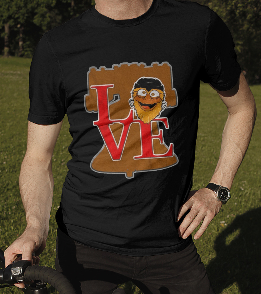 Gritty Love Philadelphia Flyers Liberty Bell NHL 2026 T-Shirt