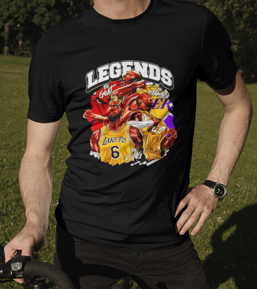 Legends The Goat Mamba King Lakers 24 6 T-Shirt