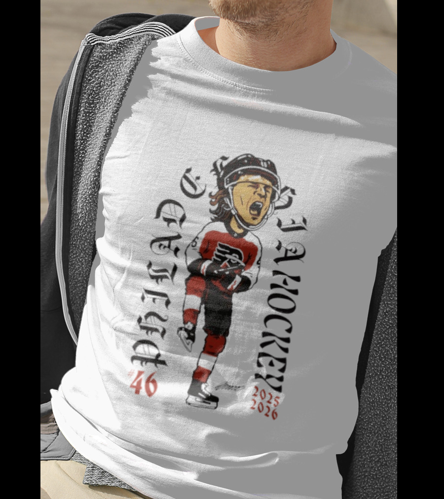 Philadelphia Hockey 46 Trevor Zegras 2025 2026 NHL T-Shirt