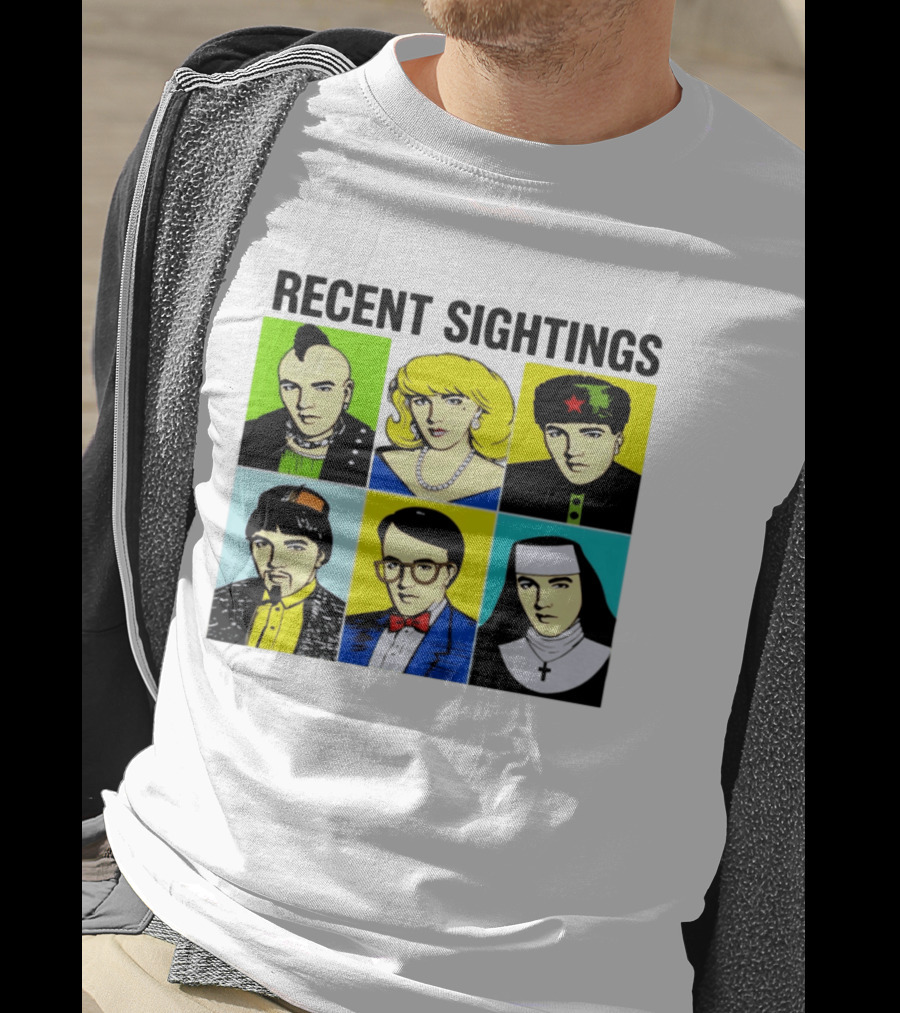 Recent Sightings Pop Art Icon Portraits T-Shirt
