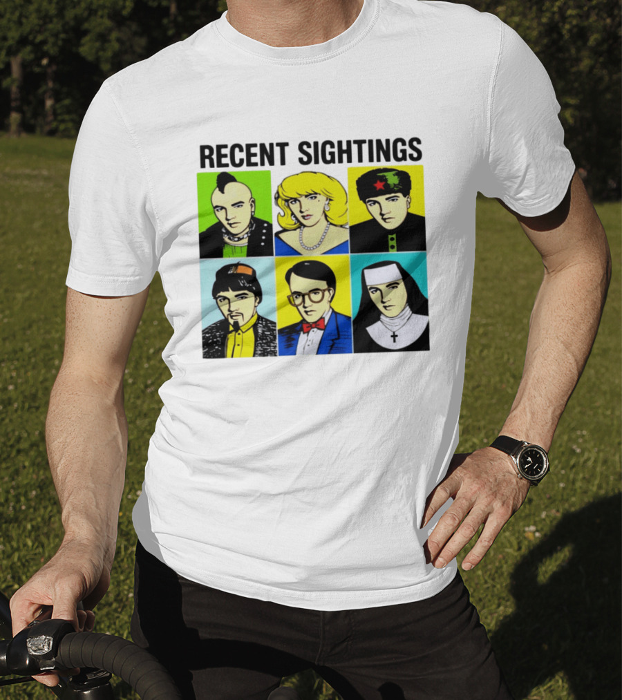 Recent Sightings Pop Art Icon Portraits T-Shirt