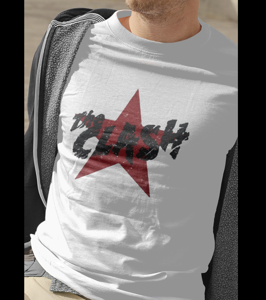 The Clash Red Star Vintage Punk T-Shirt