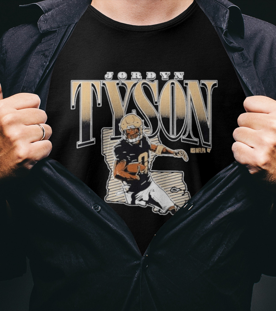 Jordyn Tyson NFLPA Football Star T-Shirt