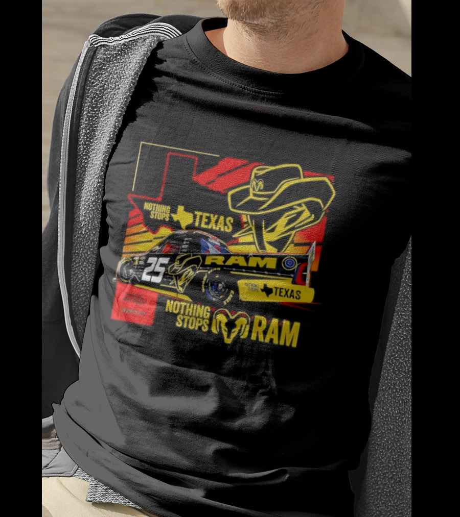Kaulig Racing NASCAR Craftsman Truck Series 2026 Nothing Stops Texas RAM T-Shirt