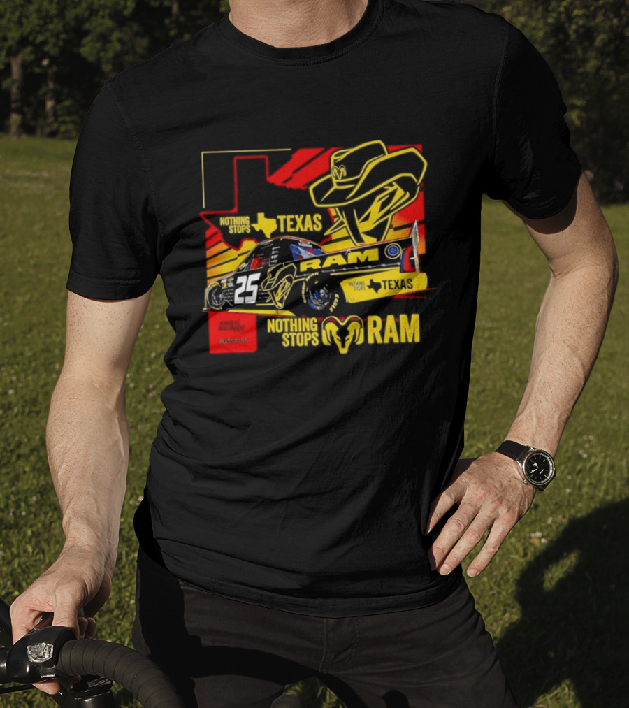 Kaulig Racing NASCAR Craftsman Truck Series 2026 Nothing Stops Texas RAM T-Shirt