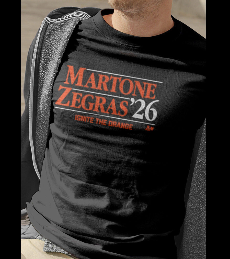 Martone Zegras '26 Make The Change Red T-Shirt