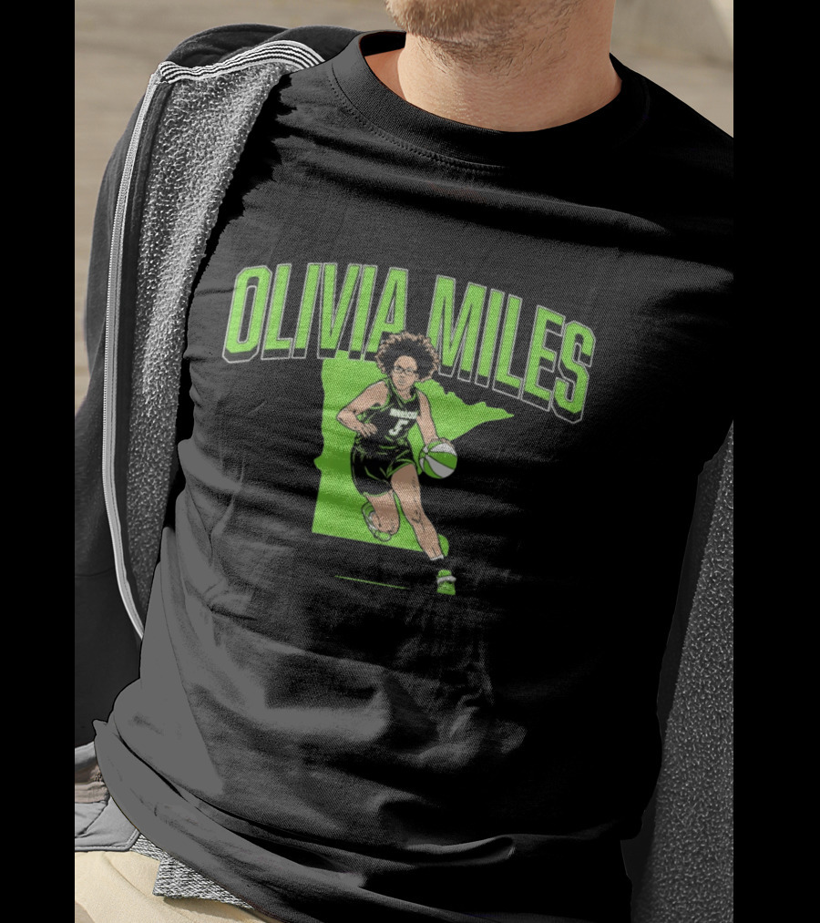 Olivia Miles Minnesota Lynx Basketball Star T-Shirt