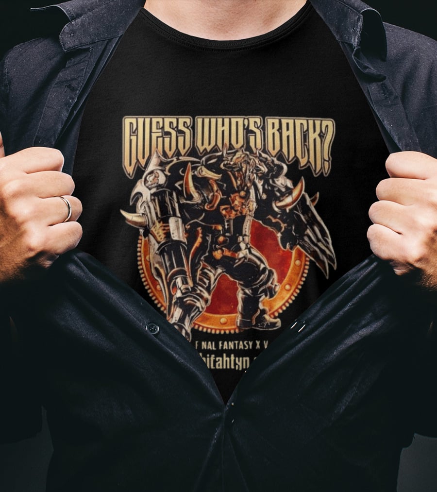 Naoki Yoshida Guess Who's Back FFXIV Rhitahtyn Sas Arvina T-Shirt