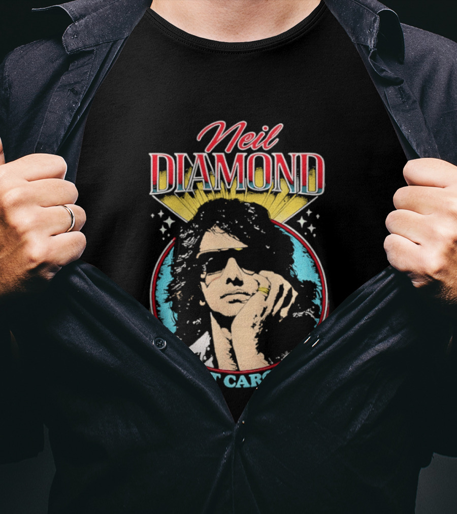Neil Diamond Sweet Caroline Retro Starburst 70s T-Shirt