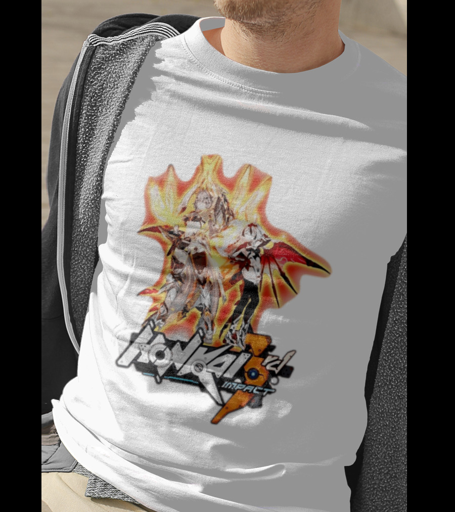 Honkai Impact 3rd HoYoverse Flame Armor Characters T-Shirt