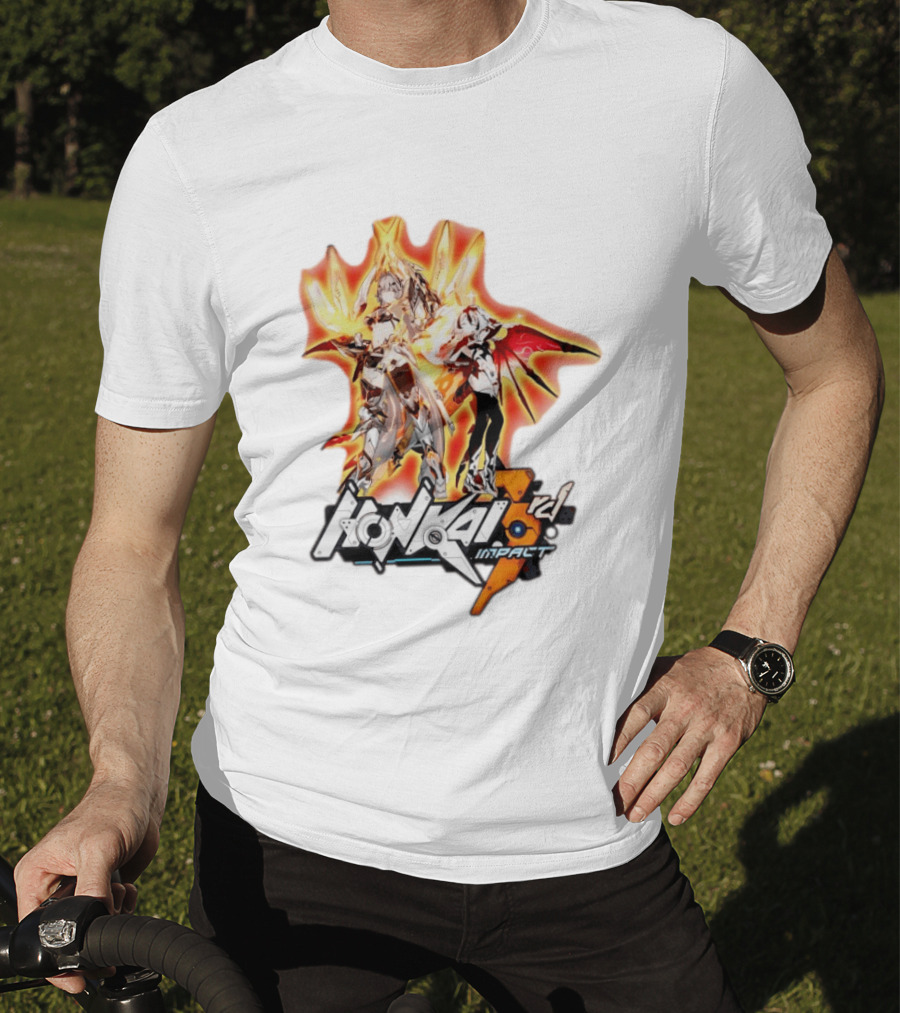 Honkai Impact 3rd HoYoverse Flame Armor Characters T-Shirt