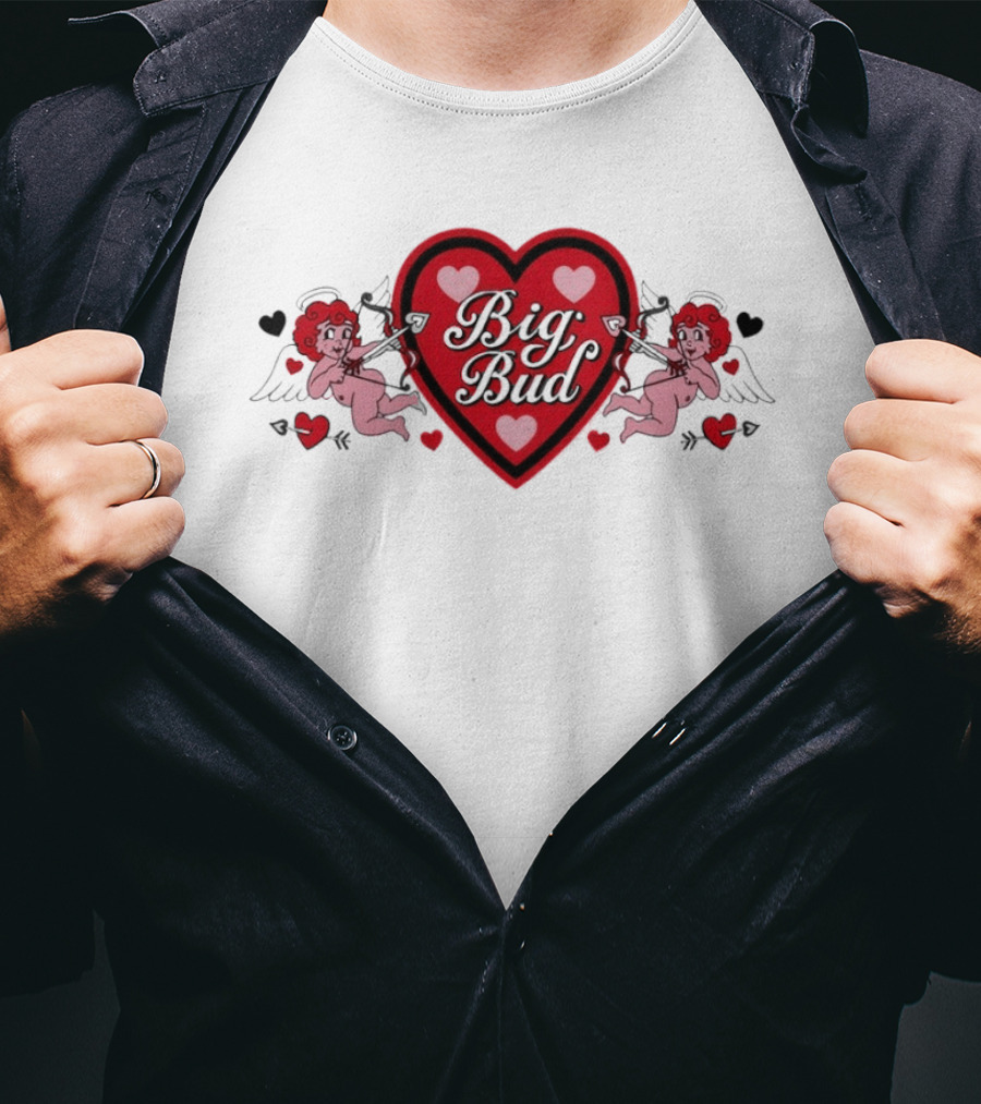 Big Bud Cupid Heart Love T-Shirt