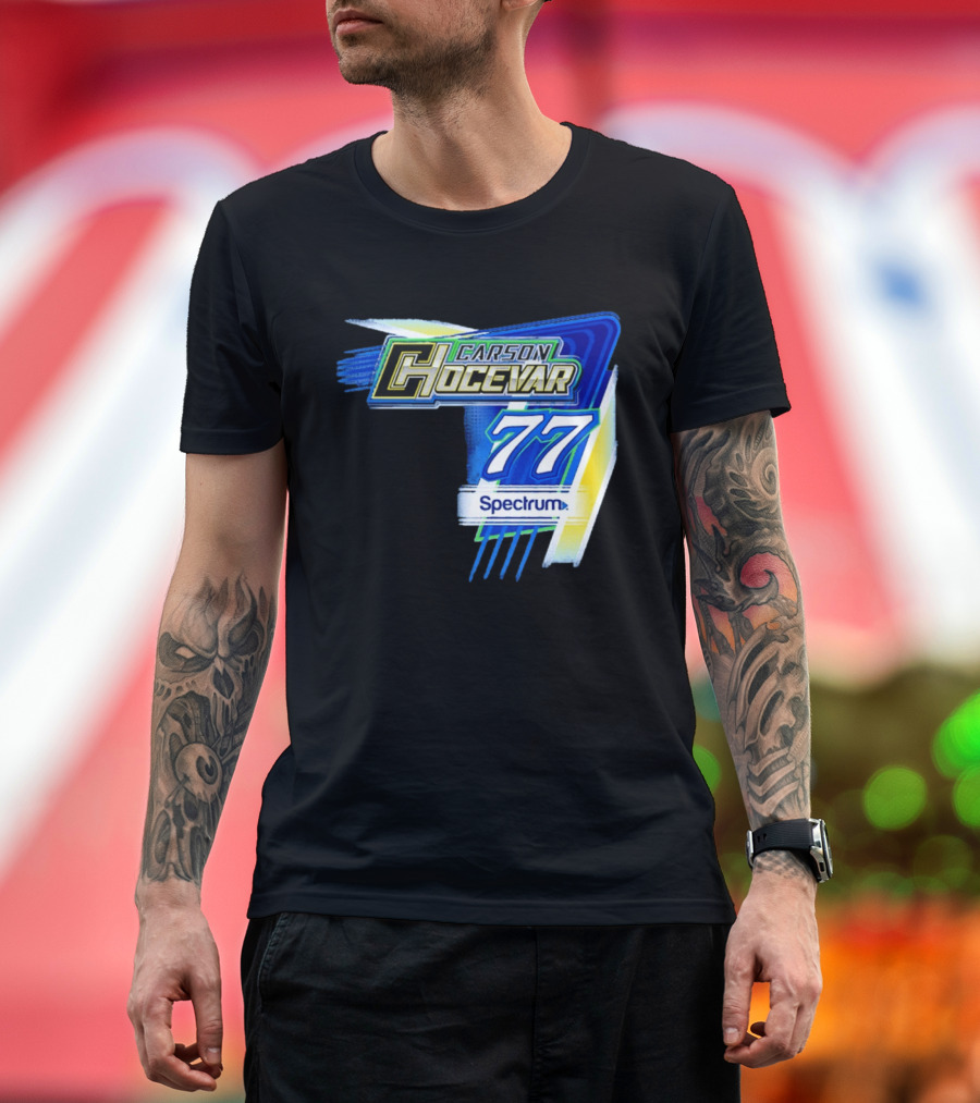 Carson Hocevar #77 Spectrum Racing Nascar T-Shirt