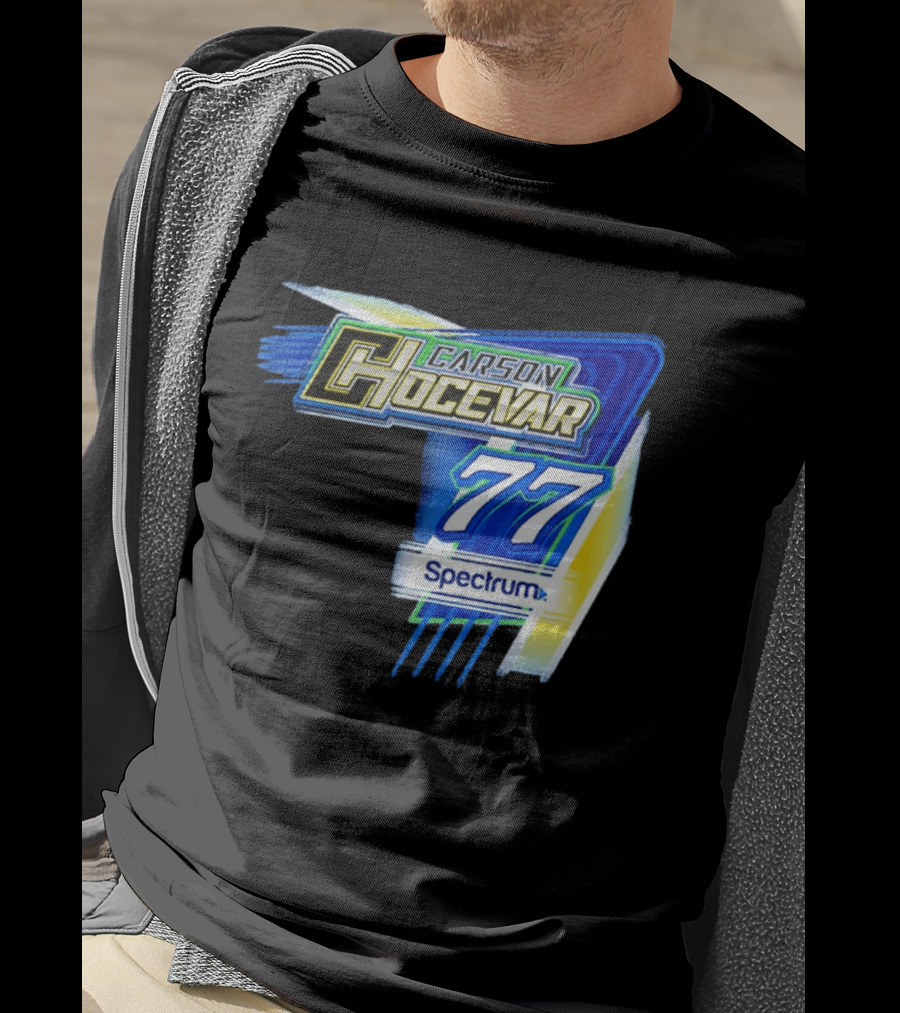 Carson Hocevar #77 Spectrum Racing Nascar T-Shirt
