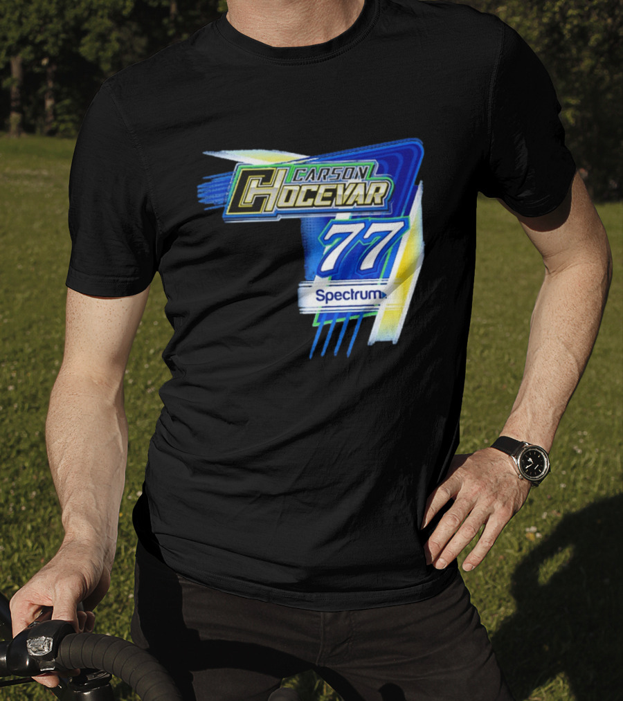 Carson Hocevar #77 Spectrum Racing Nascar T-Shirt