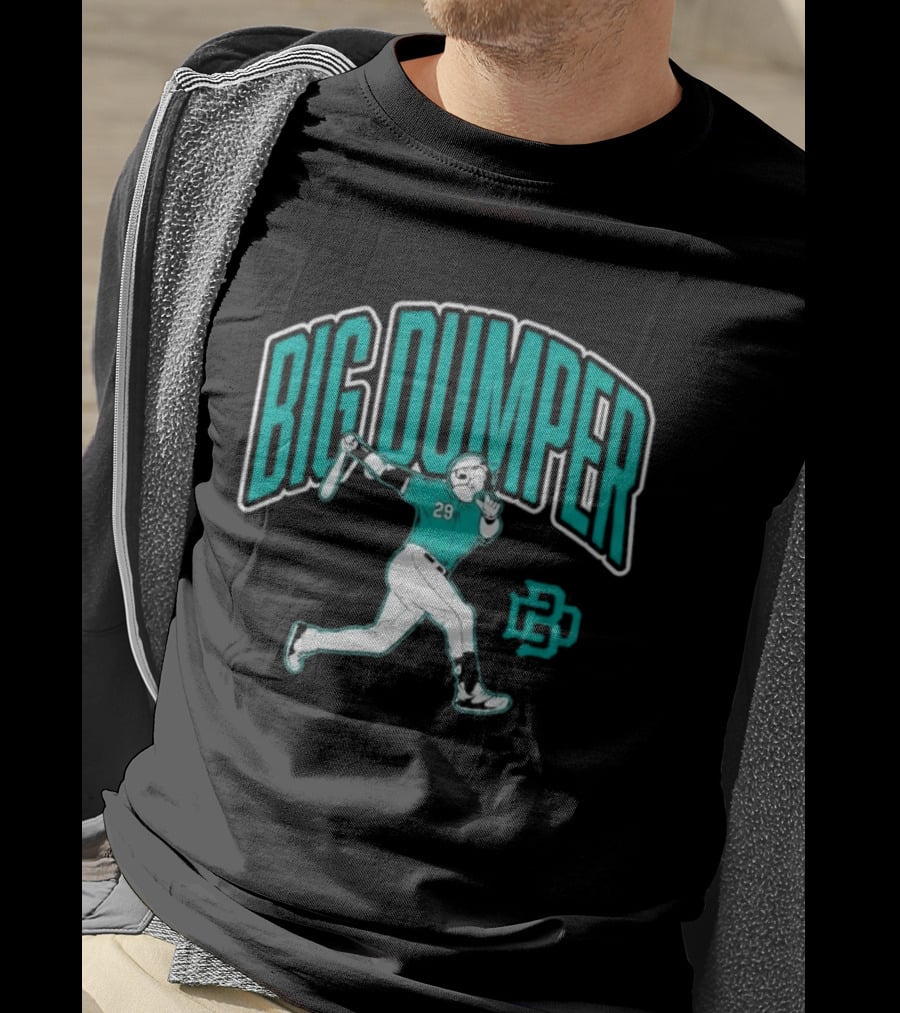 Big Dumper Baseball Player 29 Moonshot T-Shirt