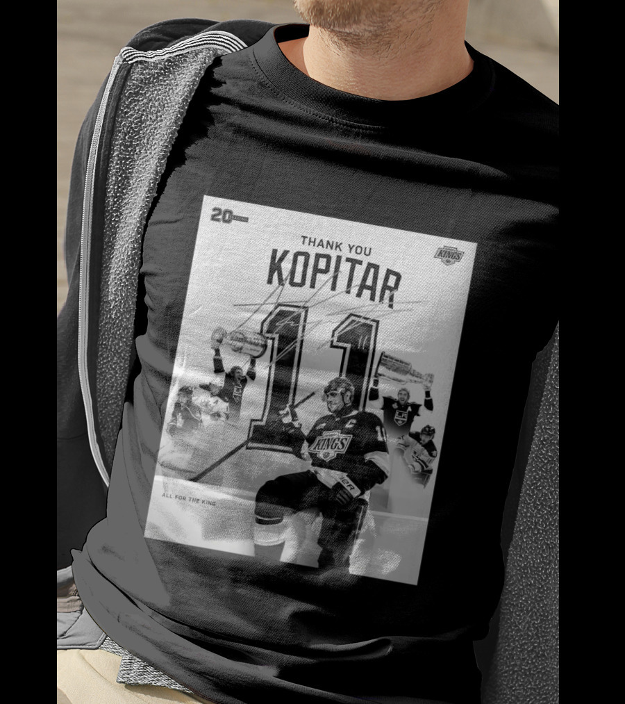 Thank You Kopitar 11 Los Angeles Kings All For The King 20 Seasons T-Shirt