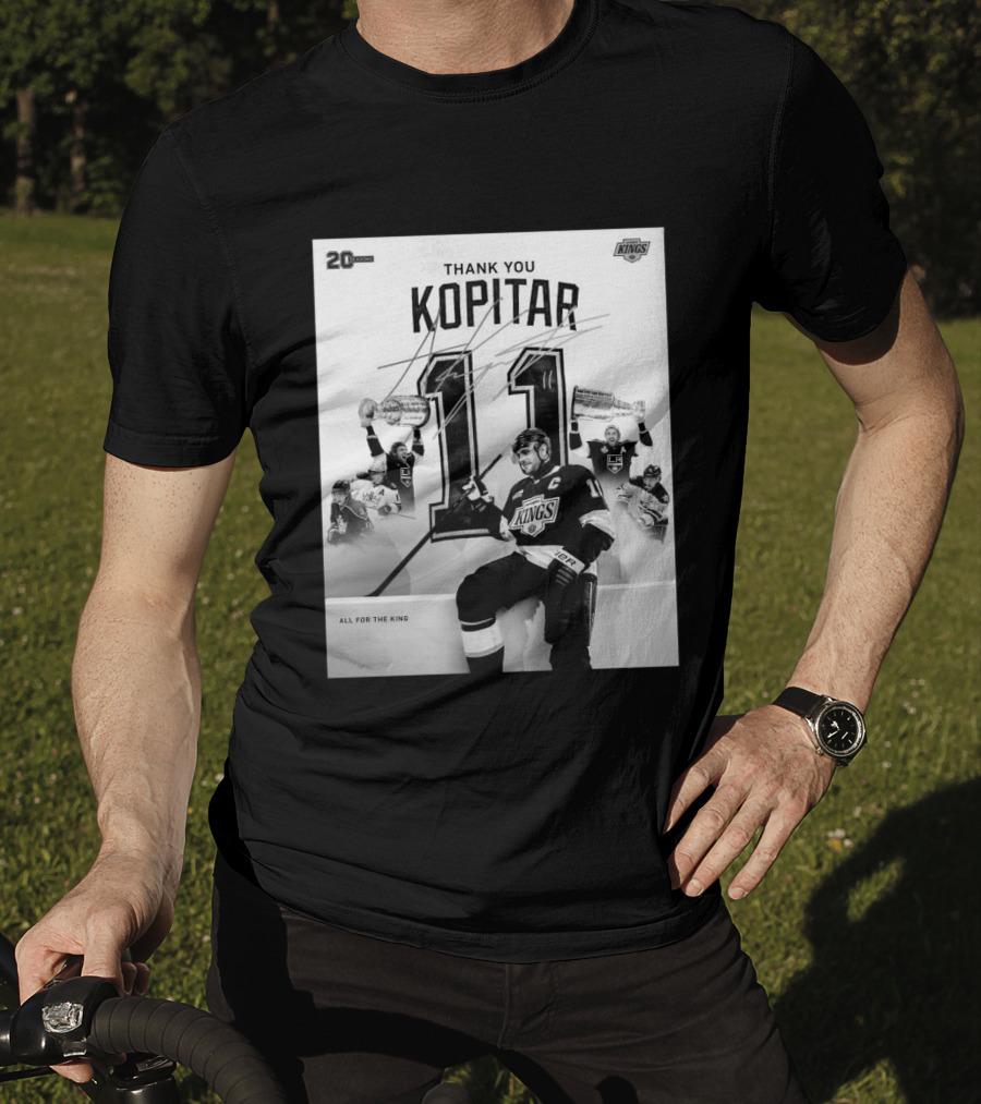 Thank You Kopitar 11 Los Angeles Kings All For The King 20 Seasons T-Shirt