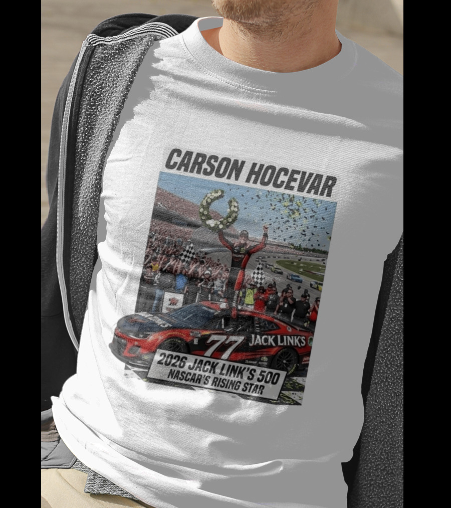 Carson Hocevar Jack Link's 500 NASCAR's Rising Star 2026 T-Shirt