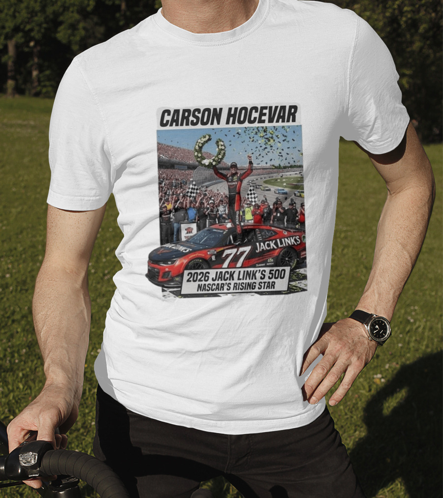 Carson Hocevar Jack Link's 500 NASCAR's Rising Star 2026 T-Shirt