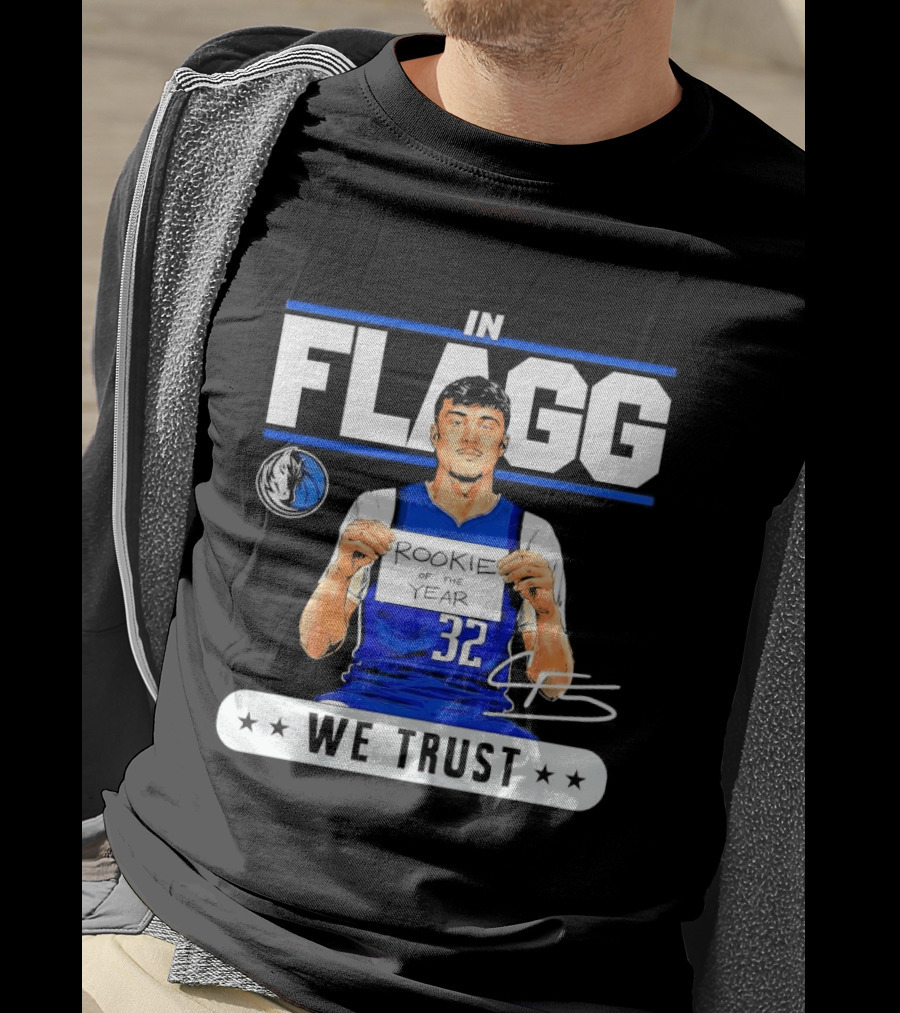 Cooper Flagg Dallas Mavericks Rookie In Flagg We Trust Basketball 32 T-Shirt