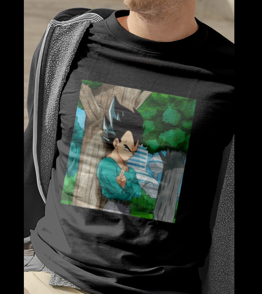 Dragon Ball Z Vegeta Farewell Scene Anime T-Shirt