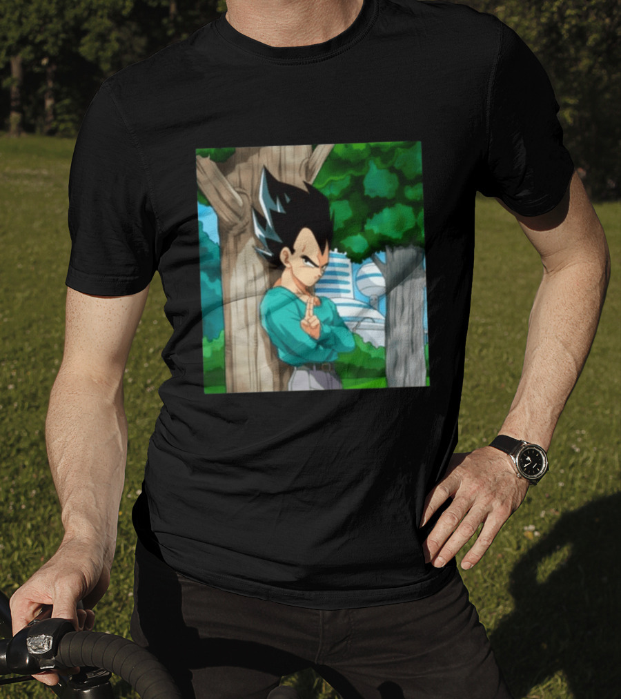 Dragon Ball Z Vegeta Farewell Scene Anime T-Shirt