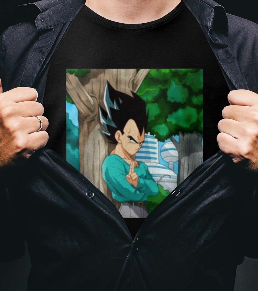 Dragon Ball Z Vegeta Farewell Scene Anime T-Shirt