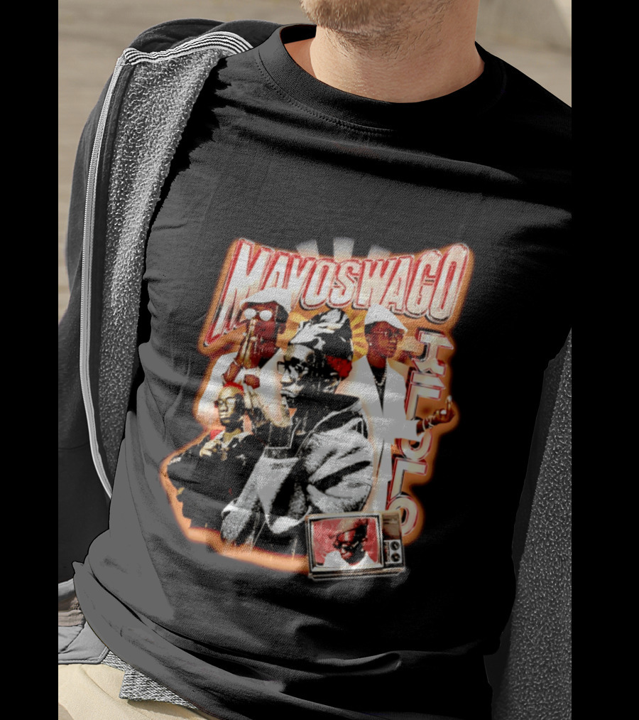 Mavoswago Klolo Retro TV Hip Hop T-Shirt