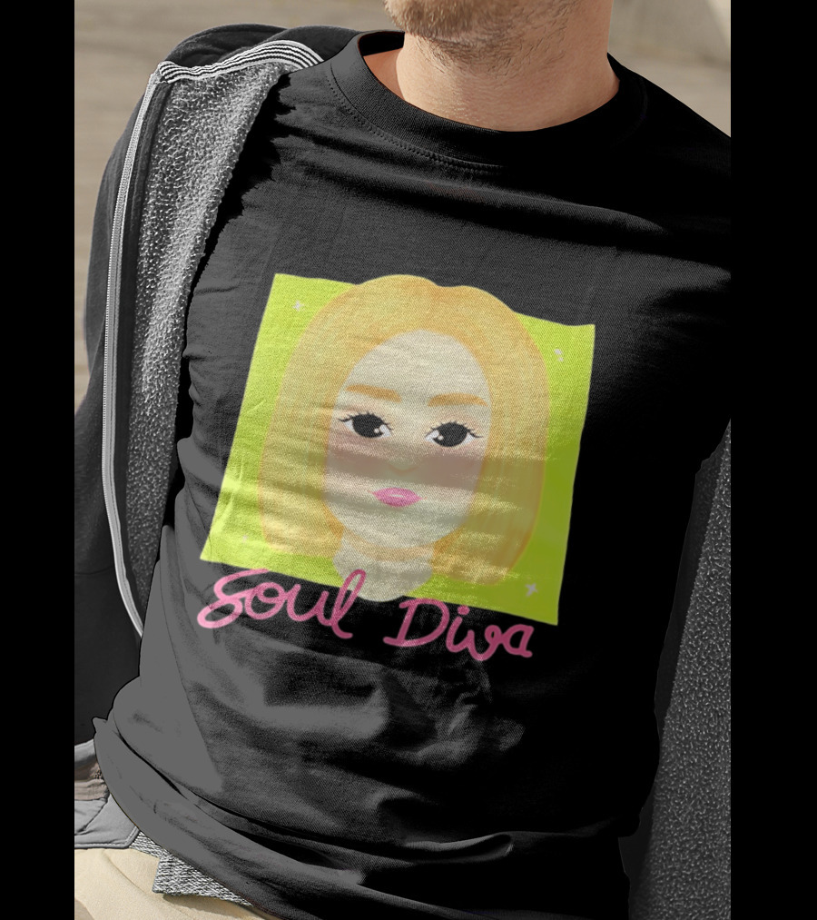 Soul Diva Blonde Cartoon T-Shirt