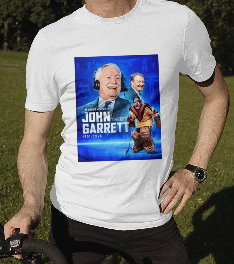 In Loving Memory Of John Garrett Cheech 1951 2026 Hockey T-Shirt