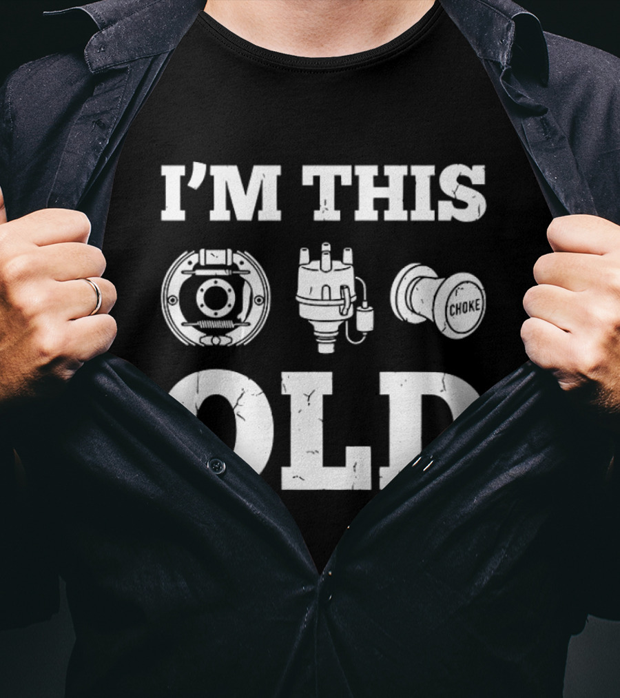 I'm This Old Cassette Tape Spark Plug Yo Yo T-Shirt