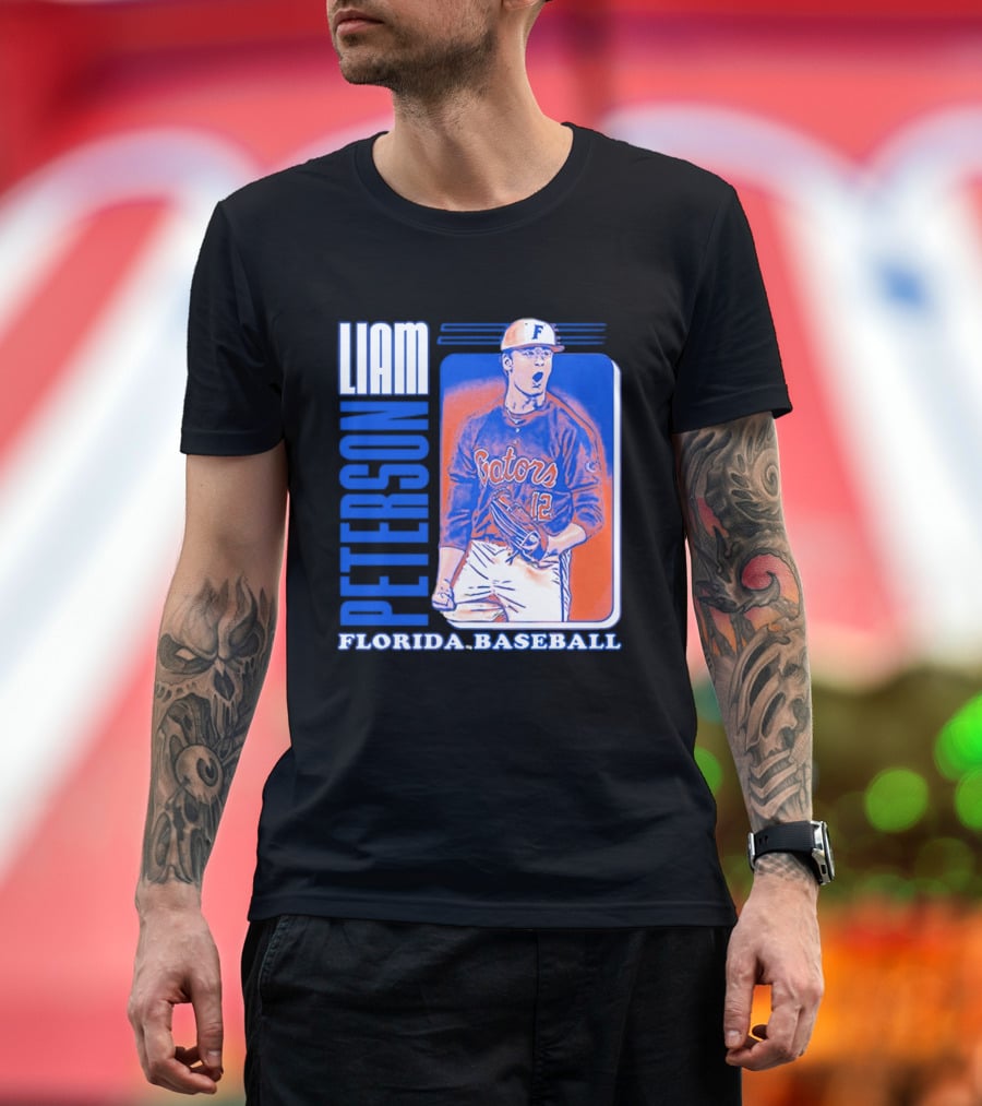 Liam Peterson Florida Gators Baseball Player T-Shirt