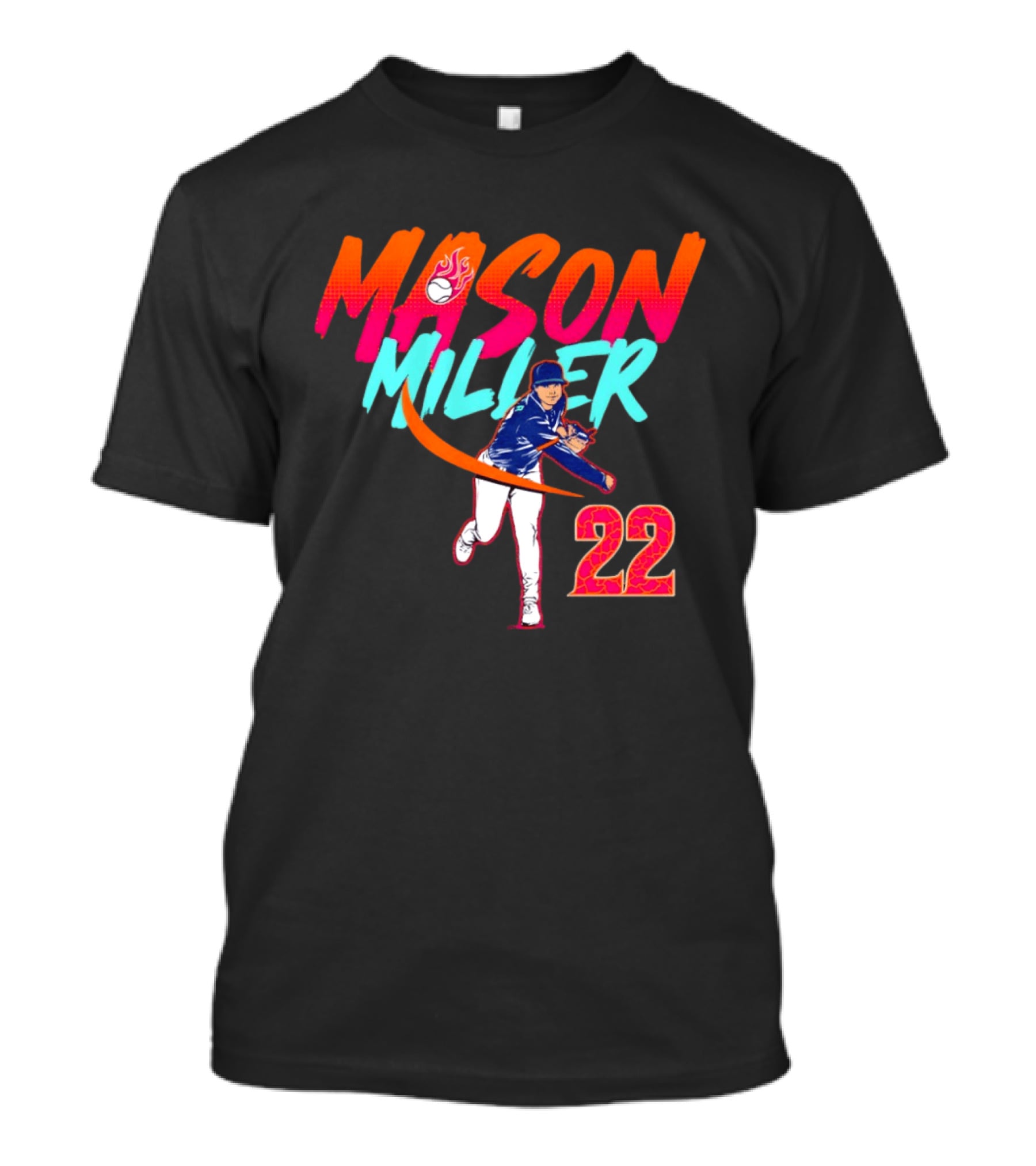 Mason Miller 22 San Diego Padres MLB City Edition 2026 Baseball Pitcher T-Shirt