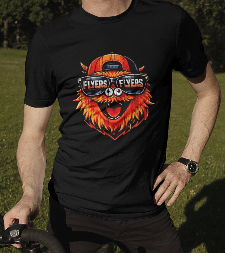 Philadelphia Flyers Gritty Sunglasses Hockey T-Shirt