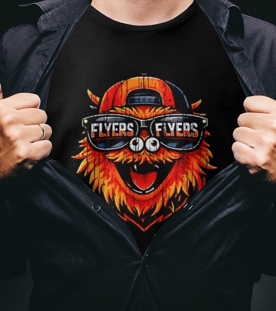 Philadelphia Flyers Gritty Sunglasses Hockey T-Shirt