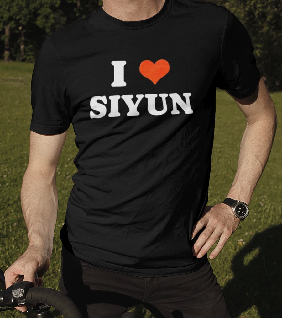 I Love Siyun Red Heart T-Shirt