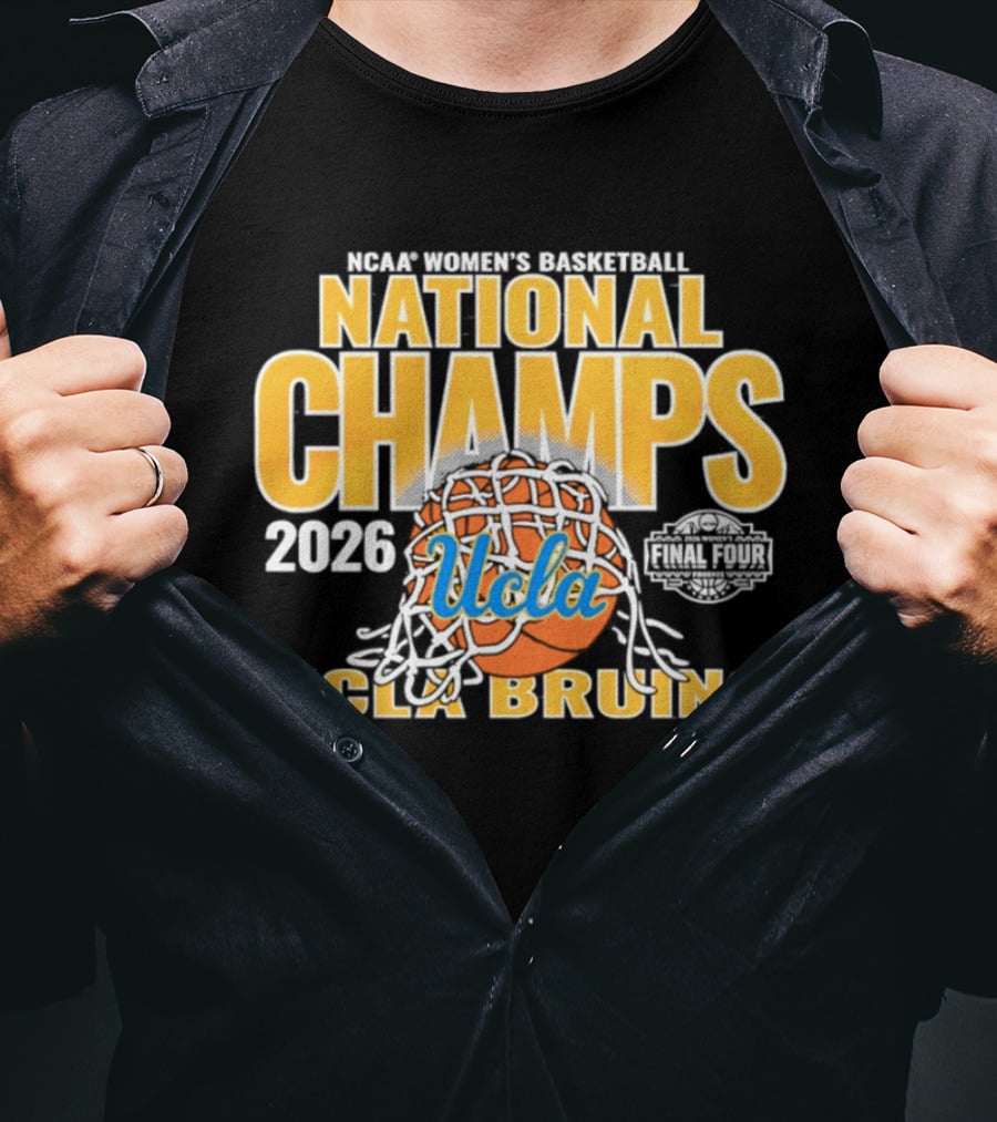 UCLA Bruins 2026 National Champs Women's Basketball T-Shirt
