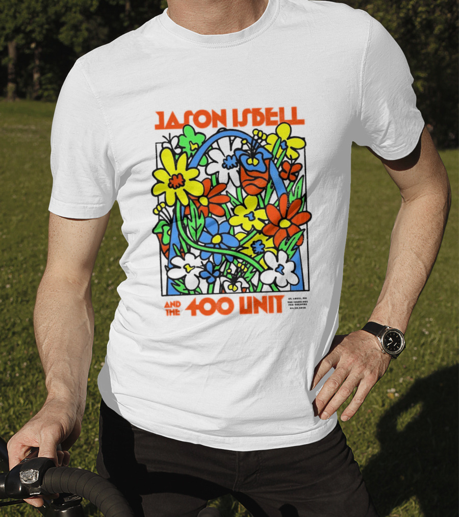 Jason Isbell The 400 Unit St. Louis Fabulous Fox Theatre April 29 2026 Flower Arch T-Shirt