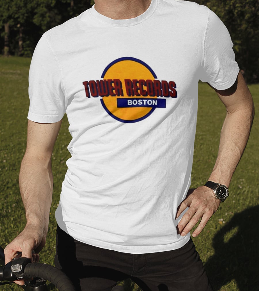 Tower Records Boston Vintage Circle T-Shirt