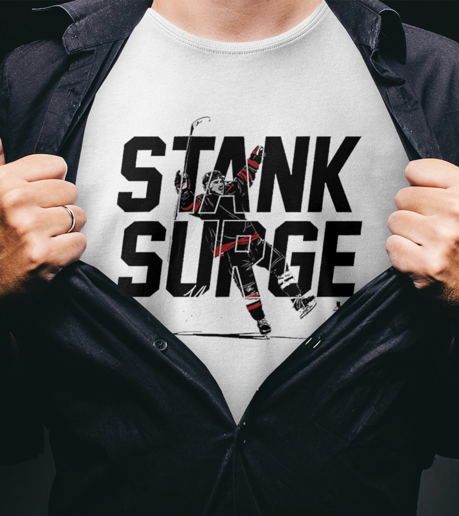 Carolina Hurricanes Logan Stankoven Stank Surge Momentum T-Shirt