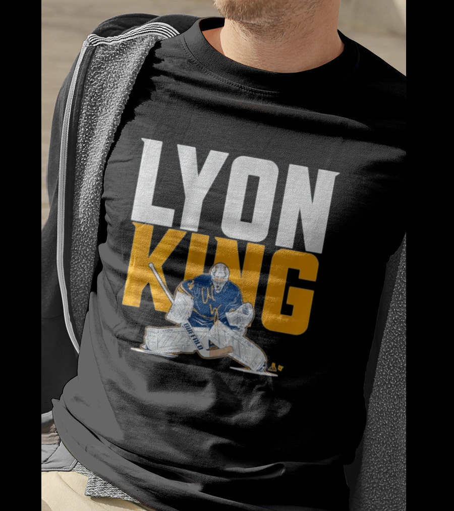 Lyon King Buffalo Goalie Sports Fan T-Shirt