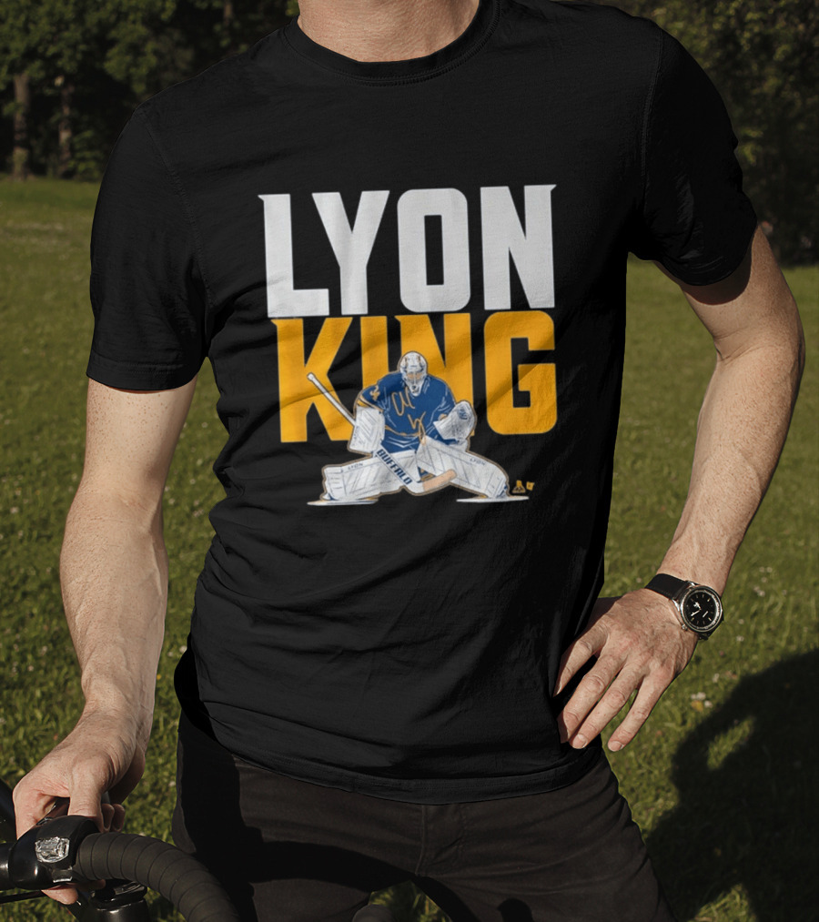 Lyon King Buffalo Goalie Sports Fan T-Shirt