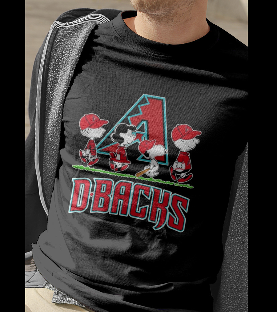 Arizona Diamondbacks Peanuts Abbey Road D Backs 2026 T-Shirt