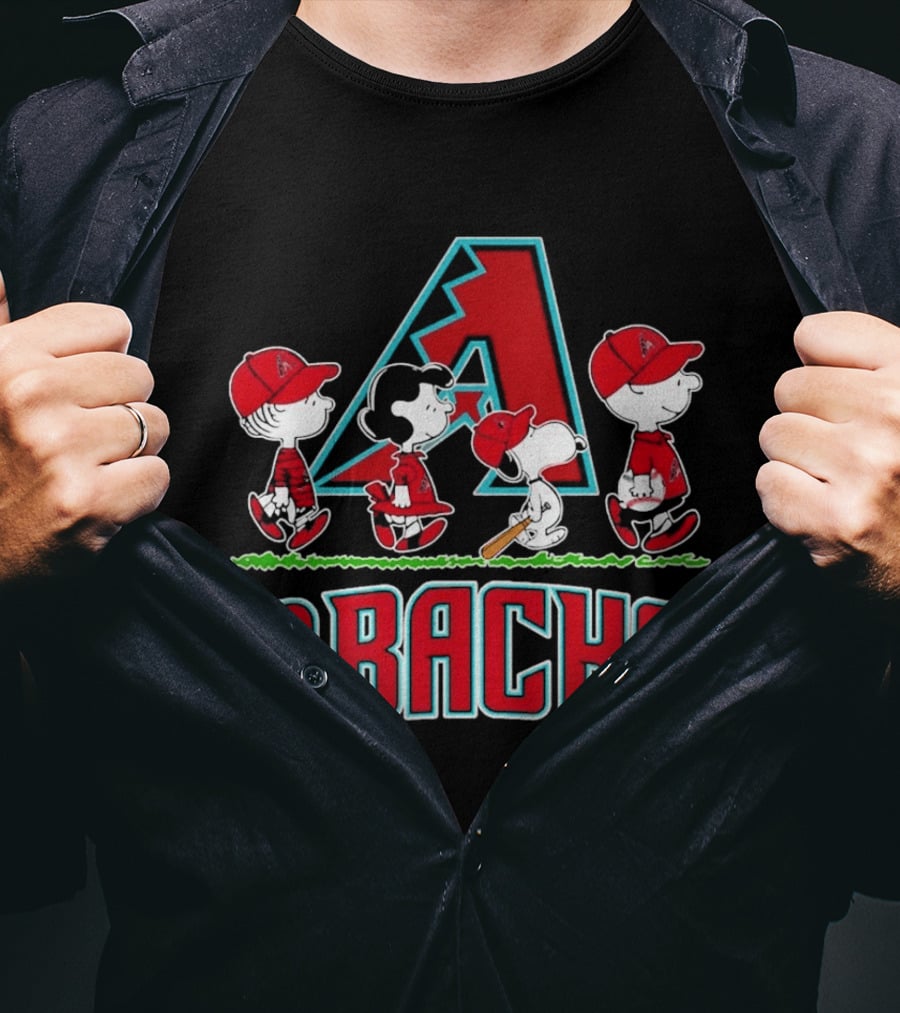 Arizona Diamondbacks Peanuts Abbey Road D Backs 2026 T-Shirt