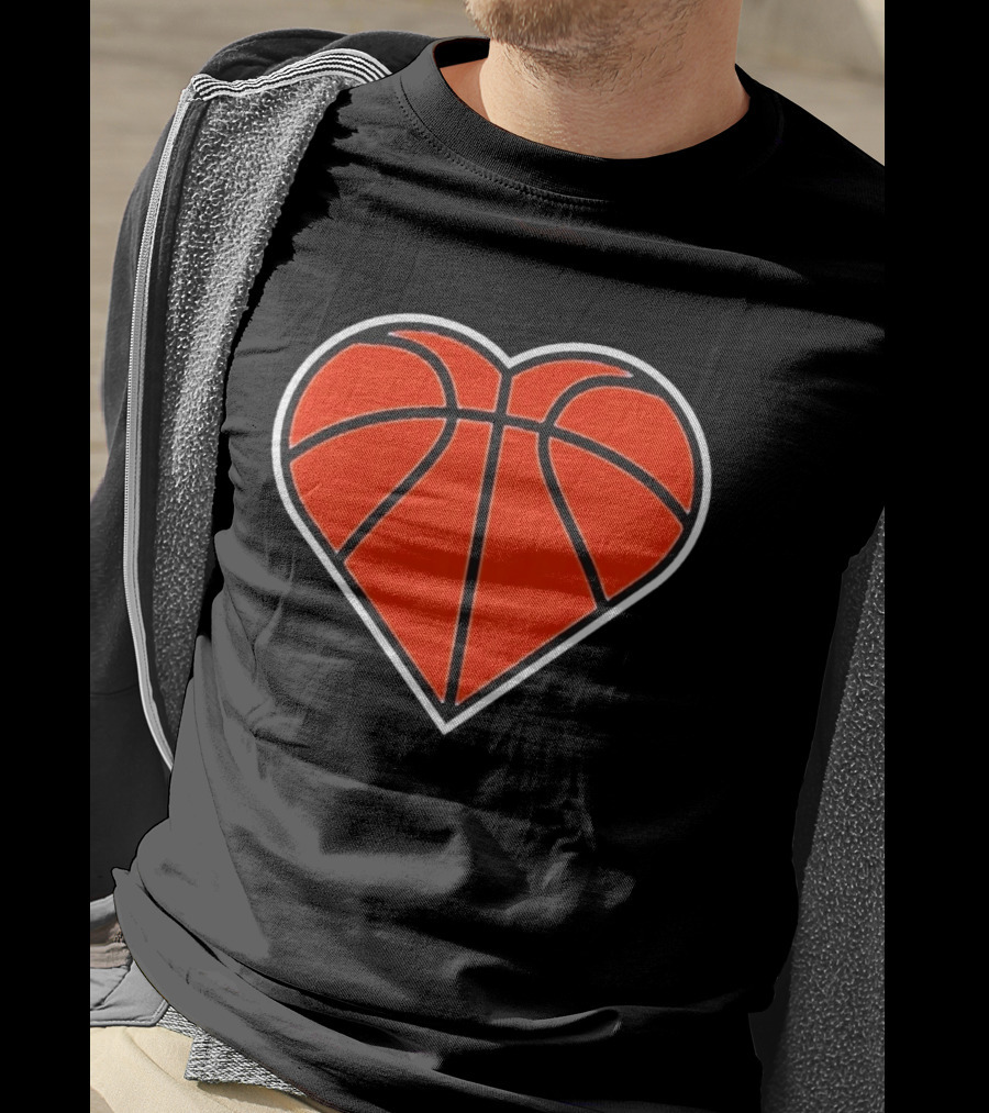 New York Knicks Basketball Heart T-Shirt