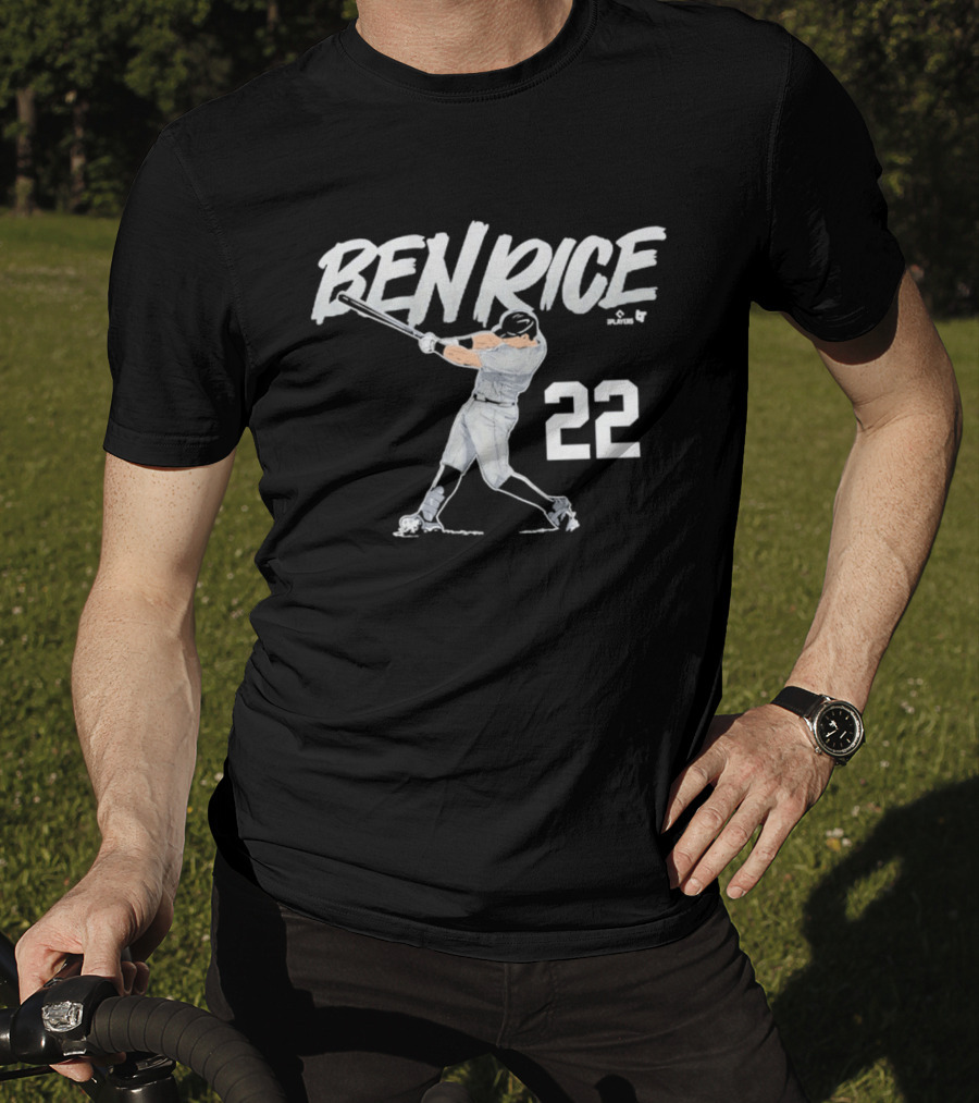 Ben Rice Slugger 22 Swing Baseball Player T-Shirt